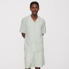 Kith Striped Cedar Short - Light Indigo | Kith Light Indigo