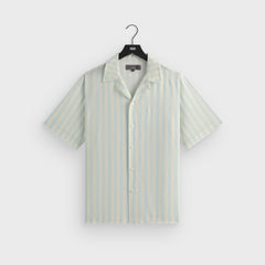 Kith Striped Thompson Camp Collar Shirt - Light Indigo | Kith Light Indigo