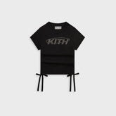 Kith Kids Ruched Mulberry Tee - Black | Kith Black
