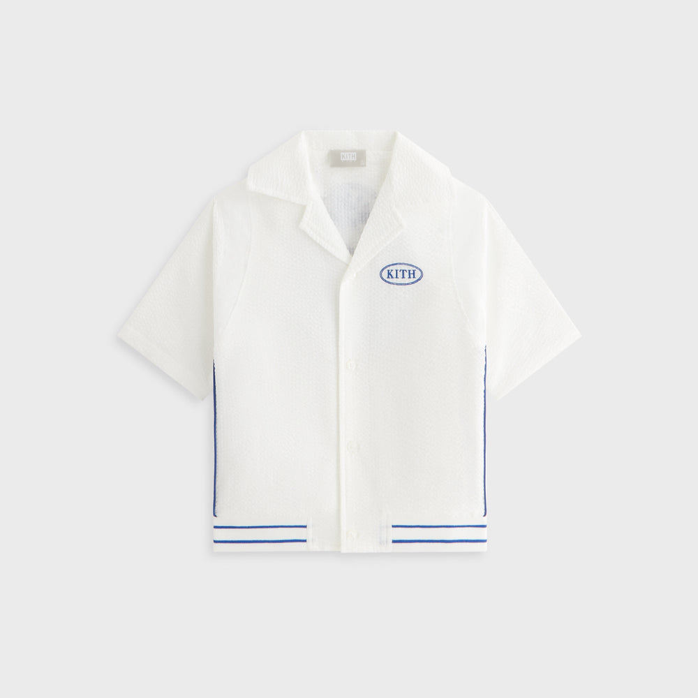 Kith Kids Seersucker Landon Souvenir Shirt - Silk | Kith Silk