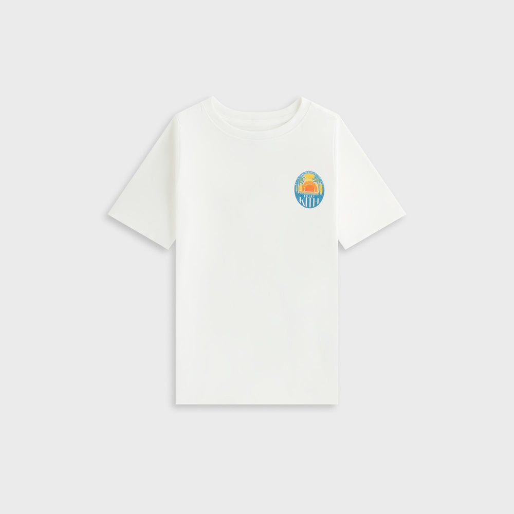 Kith Kids Sunset Vacation Tee - White | Kith White