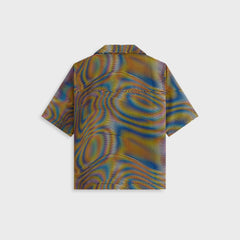 Kith Kids Moire Camp Shirt - Black | Kith Black