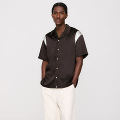 &Kin Washed Satin Landon Souvenir Shirt - Kindling | Kith Kindling