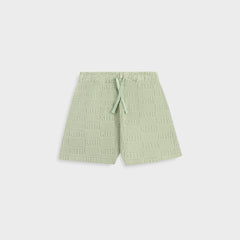 Kith Kids Monogram Terry Liam Short - Tranquility | Kith Tranquility