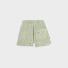 Kith Kids Monogram Terry Liam Short - Tranquility | Kith Tranquility