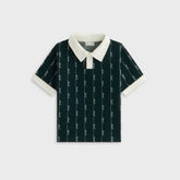 Kith Kids Script Knit Tilden Polo - Stadium | Kith Stadium