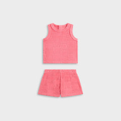 Kith Baby Monogram Terry Tank Set - Dawn | Kith Dawn