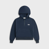 Kith Kids Waffle Nelson Quarter Zip Hoodie - Nocturnal | Kith Nocturnal
