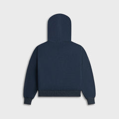 Kith Kids Waffle Nelson Quarter Zip Hoodie - Nocturnal | Kith Nocturnal