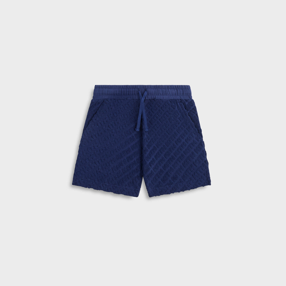Kith Kids Monogram Terry Camp Short - Screen | Kith Screen