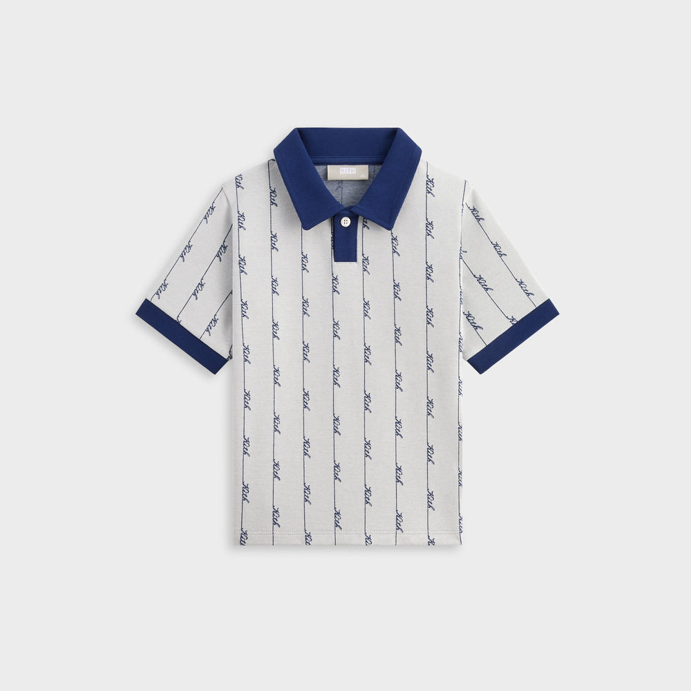 Kith Kids Script Knit Tilden Polo - Sandrift | Kith Sandrift