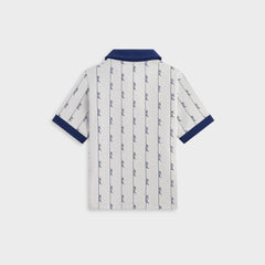 Kith Kids Script Knit Tilden Polo - Sandrift | Kith Sandrift
