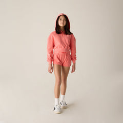 Kith Kids Waffle Fallon Quarter Zip Hoodie - Dawn | Kith Dawn