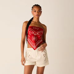 Kith Women Deco Printed Silk Cupro Scarf - Fame | Kith Fame