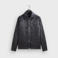 Kith Panelled Bandana Long Sleeve Coaches Jacket - Black | Kith Black