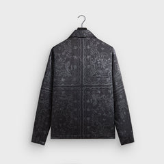 Kith Panelled Bandana Long Sleeve Coaches Jacket - Black | Kith Black