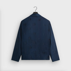 Kith Long Sleeve Thompson Crossover Shirt - Nocturnal | Kith Nocturnal