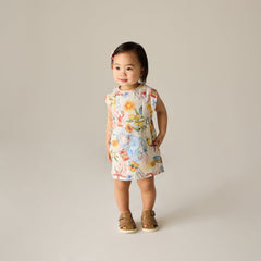 Kith Baby Summer Picnic Dress Bloomer Set - Sandrift | Kith Sandrift