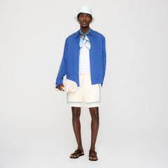 Kith Crest Logo Boxy Collared Overshirt - Bow | Kith Bow