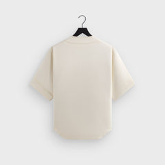 Kith Washed Denim Willis Baseball Shirt - Sandrift | Kith Sandrift