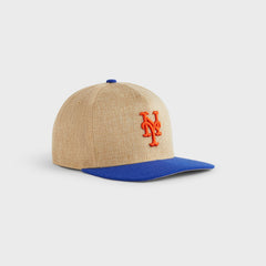 Kith & New Era for the New York Mets Raffia 49FORTY Snapback - Natural | Kith Natural
