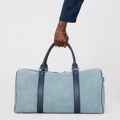 Kith Monogram Suede Duffle Bag - Mist | Kith Mist