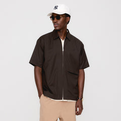 &Kin Tropical Wool Davenport Shirt - Kindling | Kith Kindling