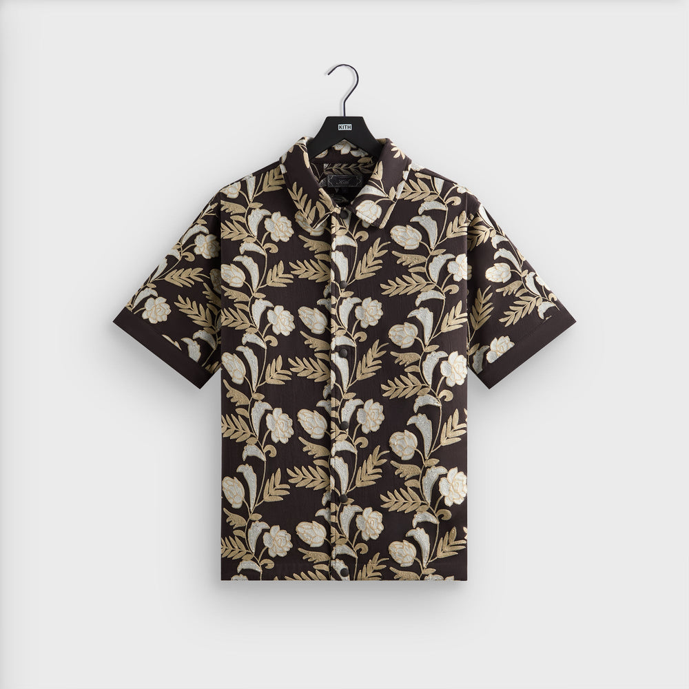 Kith Embroidered Floral Woodpoint Shirt - Kindling | Kith Kindling