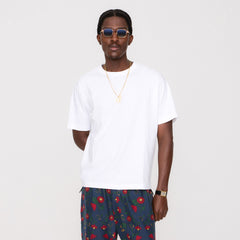 &Kin Pima Jersey Alex Boxy Tee - White | Kith White