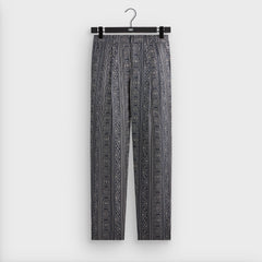 &Kin Batik Stripe Pleated Ari Trouser - Nocturnal | Kith Nocturnal