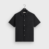 &Kin Silk Habotai Beckham Buttondown - Black | Kith Black