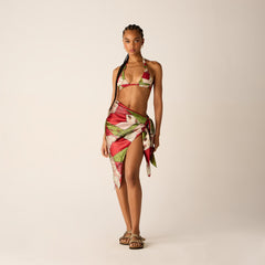 Kith Women Printed Silk Sarong - Kyoho | Kith Kyoho