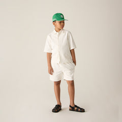 Kith Kids Iris Bennet Camp Shirt - Sandrift | Kith Sandrift