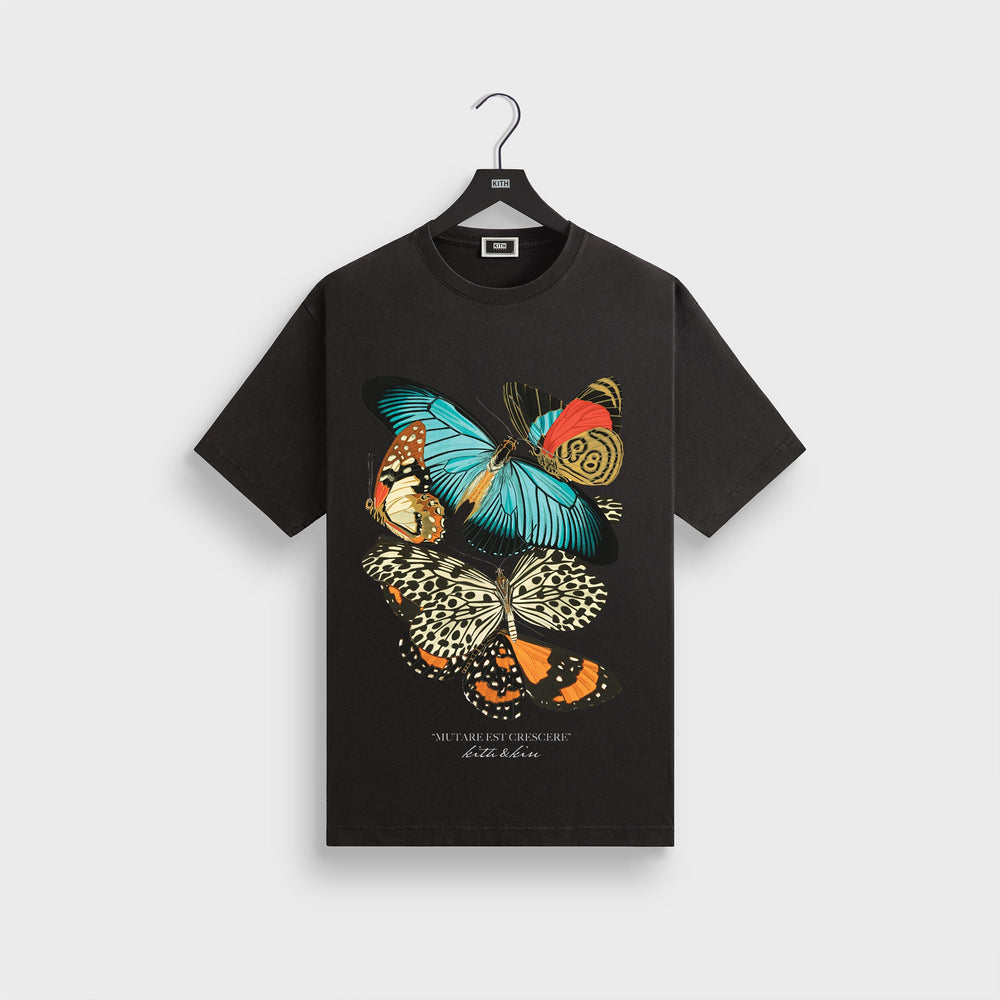 Kith Butterfly Vintage Tee - Black | Kith Black
