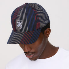 Kith Seersucker Aaron Classic Cap - Nocturnal | Kith Nocturnal