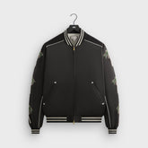 &Kin Vance Satin Bomber Jacket - Black | Kith Black