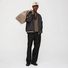 &Kin Vance Satin Bomber Jacket - Black | Kith Black