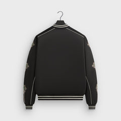 &Kin Vance Satin Bomber Jacket - Black | Kith Black