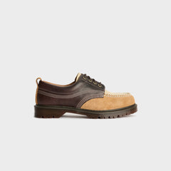 Dr. Martens WMNS Lowell 4 Eye - Light Tan / Multi | Kith Light Tan / Multi
