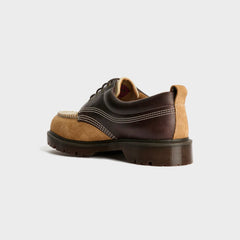 Dr. Martens WMNS Lowell 4 Eye - Light Tan / Multi | Kith Light Tan / Multi