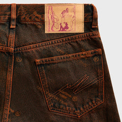 Martine Rose Relaxed Fit Jean - Orange Laser | Kith Orange Laser