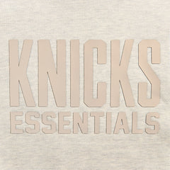 Essentials Pull Over Hoodie Knicks Core Fleece - Light Heather / Blue | Kith Light Heather / Blue