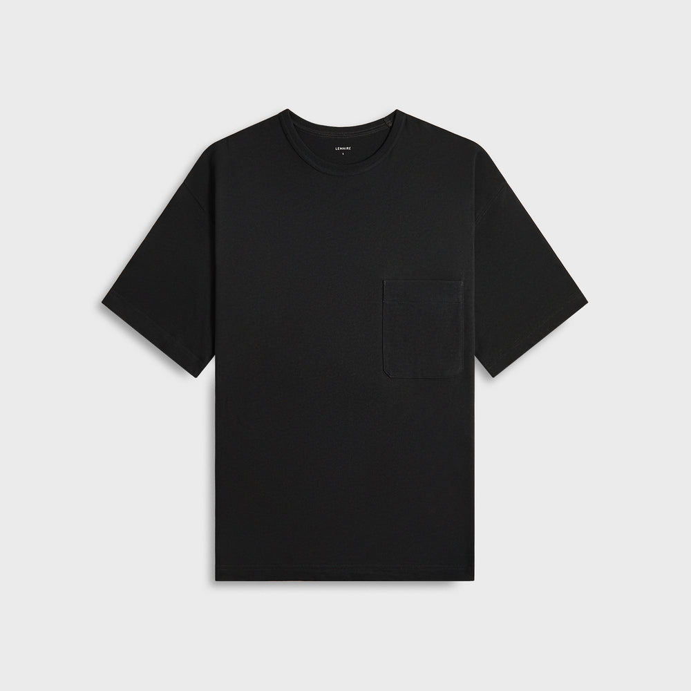 Lemaire Boxy Short Sleeve Tee - Jet Black | Kith Jet Black