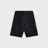 Stone Island Diagonal Linen Garment Dyed Ghost Piece Shorts - Navy Blu | Kith Navy Blue