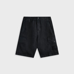 Stone Island Diagonal Linen Garment Dyed Ghost Piece Shorts - Navy Blu | Kith Navy Blue