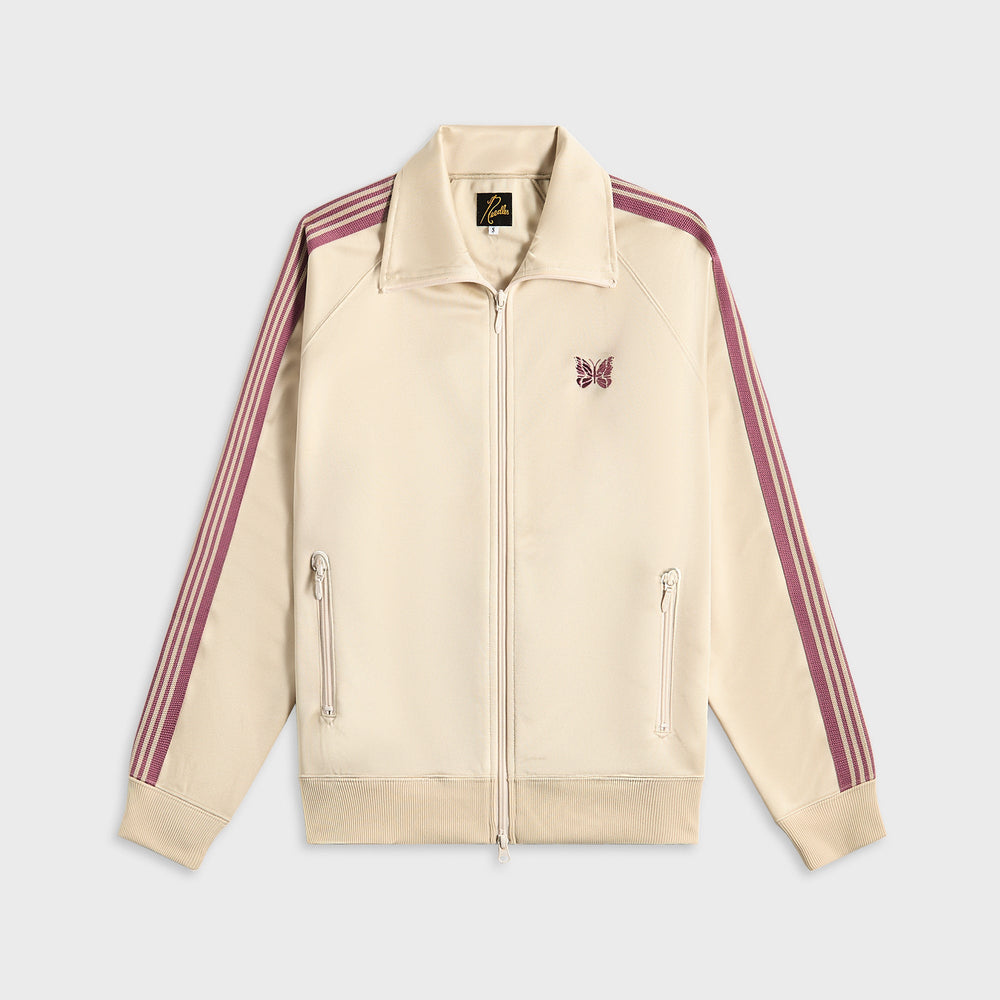 Needles Track Jacket Poly Smooth - Ivory | Kith Ivory