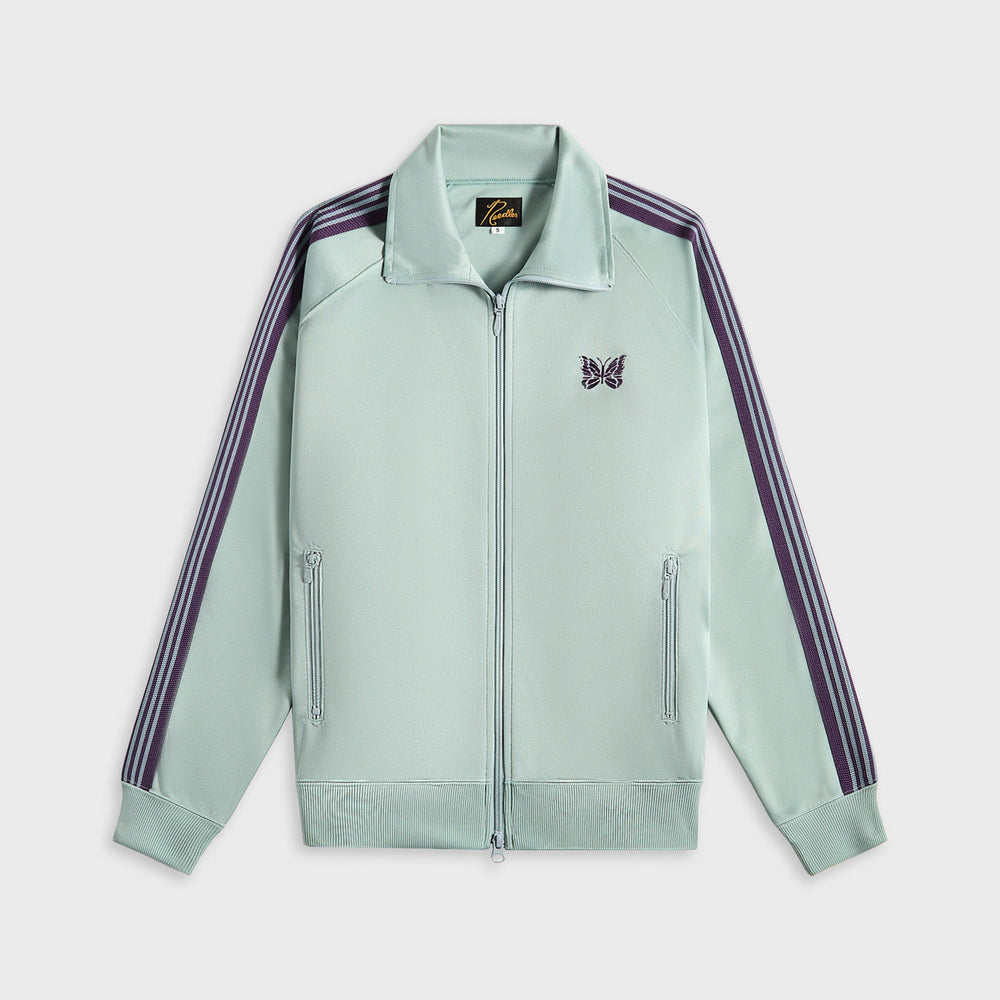 Needles Track Jacket Poly Smooth - Sax | Kith Sax
