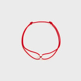 Le Gramme 1g Cord Bracelet Entrelacs Cord Bracelet - Red / Silver | Kith Red / Silver