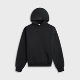 Essentials Classic Fit Fleece Hoodie - Jet Black | Kith Jet Black