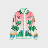 Casablanca Silk Twill Tennis Club Shirt - Multicolor | Kith Multicolor